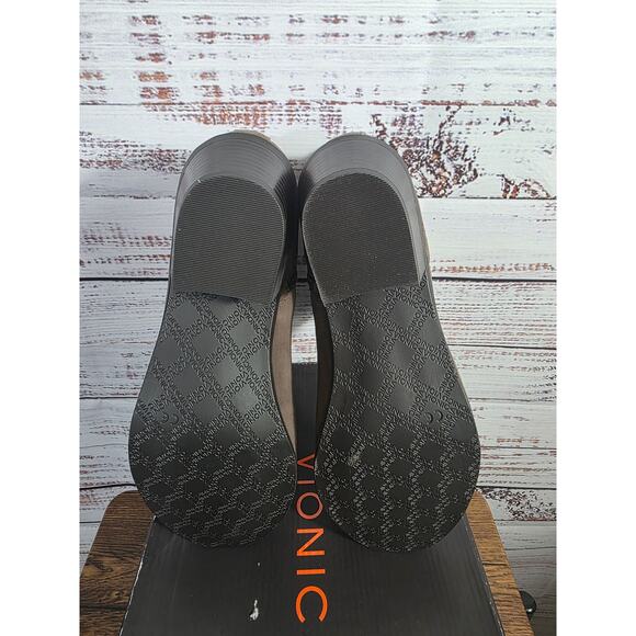 Vionic Joy Zadie Ankle Booties Women's 9.5 Greige Suede Side Zip Comfort Shoes - Picture 5 of 7